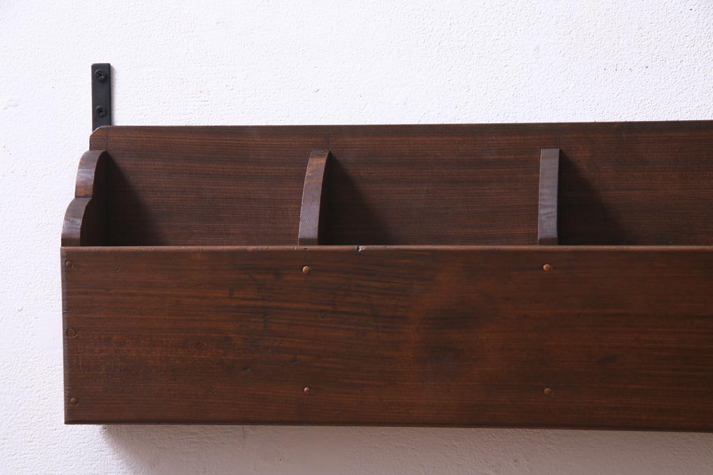 アンティーク家具　和製アンティーク　レアもの!整理がサクサクはかどるレターラック