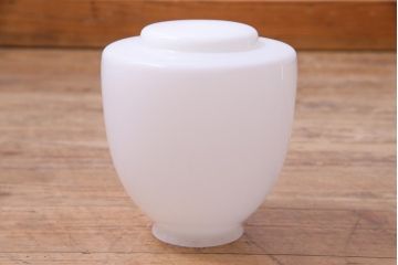 和製アンティーク　銅製支柱のシンプルなスタンドライト(照明)