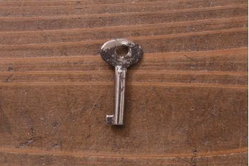 アンティーク雑貨　昭和レトロ　ナラ材　温かみのある質感が魅力の収納ボックス(小物入れ、スタンプ入れ)