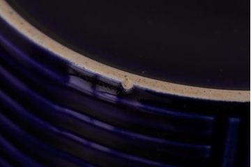 アンティーク雑貨　イギリスビンテージ　ELLGREAVE POTTERY(エルグリーブ・ポタリー)　濃い青色が目を引くジャグ(ピッチャー、水差し、洋食器)