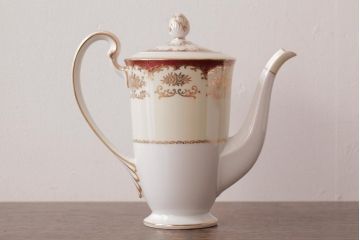 ノリタケ(Noritake、則武、日陶)　輸出用　マルキ印　金彩がエレガントなティーポット(茶器)