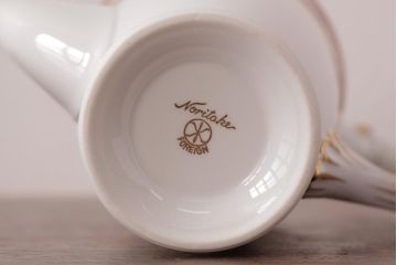 ノリタケ(Noritake、則武、日陶)　輸出用　マルキ印　金彩がエレガントなティーポット(茶器)