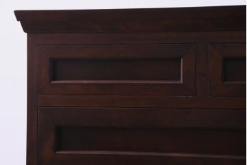 中古　松本民芸家具　503型　直線のデザインが目を引くチェスト(引き出し、衣装箪笥、整理箪笥)(定価約28万円)