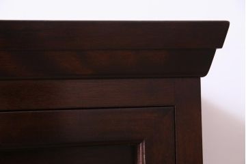 中古　松本民芸家具　503型　直線のデザインが目を引くチェスト(引き出し、衣装箪笥、整理箪笥)(定価約28万円)