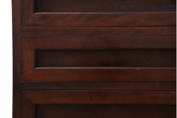 中古　松本民芸家具　503型　直線のデザインが目を引くチェスト(引き出し、衣装箪笥、整理箪笥)(定価約28万円)