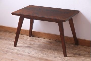 ビンテージ　松本民芸家具　#68型　シンプルな作りが魅力の茶卓(サイドテーブル、カフェテーブル)