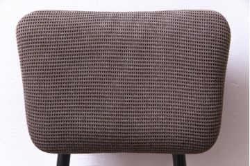 リメイク家具　古い鉄脚をリメイクした小振りなチェア(椅子、ダイニングチェア、ワークチェア)