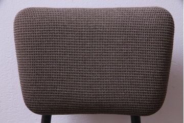 リメイク家具　古い鉄脚をリメイクした小振りなチェア(椅子、ダイニングチェア、ワークチェア)(1)