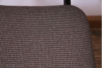 リメイク家具　古い鉄脚をリメイクした小振りなチェア(椅子、ダイニングチェア、ワークチェア)(2)