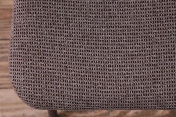 リメイク家具　古い鉄脚をリメイクした小振りなチェア(椅子、ダイニングチェア、ワークチェア)(3)