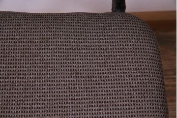 リメイク家具　古い鉄脚をリメイクした小振りなチェア(椅子、ダイニングチェア、ワークチェア)(3)