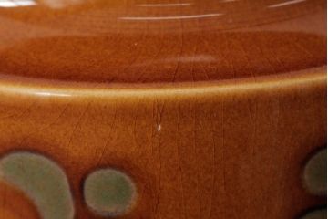 アンティーク雑貨　イギリスビンテージ　HORNSEA(ホーンジー)　BRONTE(ブロンテ)　キャニスター(保存容器)(1)