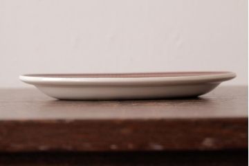 イギリスビンテージ　Poole Pottery(プール・ポタリー)　ビンテージカラーが素敵なオーバルプレート・小