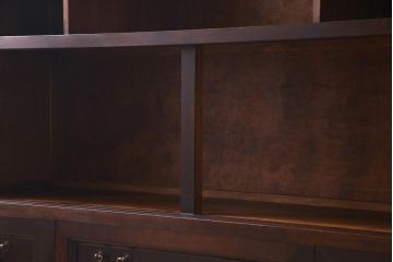 中古　ビンテージ　松本民芸家具　C型サイドボード(食器棚、キャビネット、収納棚、ヴィンテージ)(定価約70万円)(1)