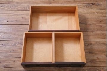 中古　ビンテージ　松本民芸家具　C型サイドボード(食器棚、キャビネット、収納棚、ヴィンテージ)(定価約70万円)(1)