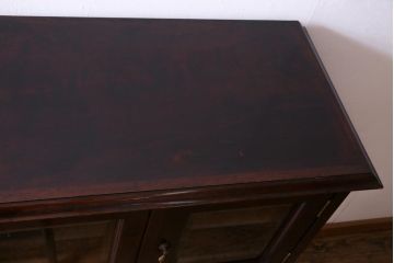 中古　ビンテージ　松本民芸家具　C型サイドボード(食器棚、キャビネット、収納棚、ヴィンテージ)(定価約70万円)(1)