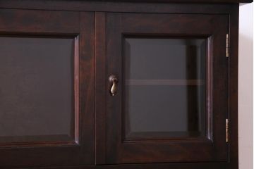 中古　ビンテージ　松本民芸家具　C型サイドボード(食器棚、キャビネット、収納棚、ヴィンテージ)(定価約70万円)(1)