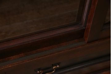 中古　ビンテージ　松本民芸家具　C型サイドボード(食器棚、キャビネット、収納棚、ヴィンテージ)(定価約70万円)(1)