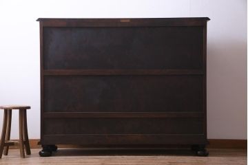 中古　ビンテージ　松本民芸家具　C型サイドボード(食器棚、キャビネット、収納棚、ヴィンテージ)(定価約70万円)(1)