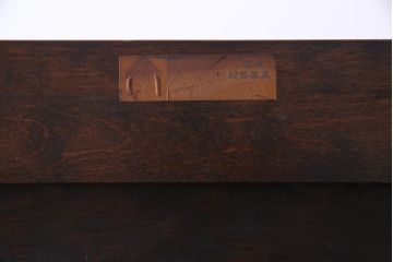 中古　ビンテージ　松本民芸家具　C型サイドボード(食器棚、キャビネット、収納棚、ヴィンテージ)(定価約70万円)(1)