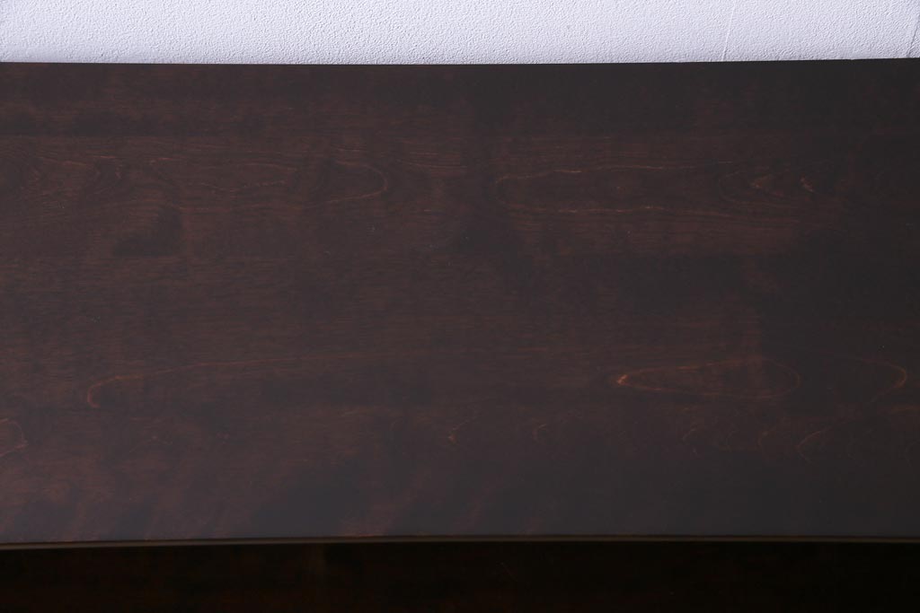 中古　北海道民芸家具　側面の格子がお洒落な本棚(飾り棚、陳列棚)