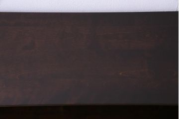 中古　北海道民芸家具　側面の格子がお洒落な本棚(飾り棚、陳列棚)