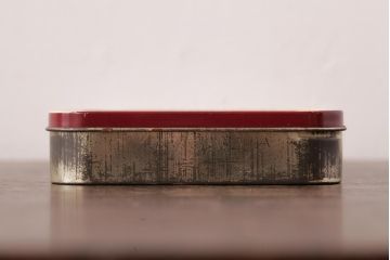 アンティーク雑貨　イギリスビンテージ　EXMOOR HUNT MIXTURE　パイプ煙草のティン缶(シガレットケース、タバコ缶)