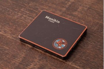 アンティーク雑貨　イギリスビンテージ　Manikin Cigars　シンプルで格好良いティン缶(シガレットケース、タバコ缶)