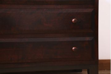 当店リメイク　松本民芸家具　シンプルでシックなローボード(ローチェスト、引き出し)