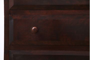 当店リメイク　松本民芸家具　シンプルでシックなローボード(ローチェスト、引き出し)