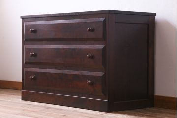 当店リメイク　松本民芸家具　取り入れやすいサイズのローボード(ローチェスト、引き出し)