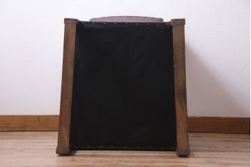 レトロ家具　ビンテージ　レトロな味わいを醸し出すアームソファ(1人掛けソファ)(3)