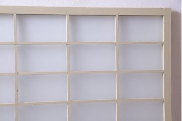 ペイント建具　温もり溢れるモカベージュのガラス戸1枚(引き戸、窓、建具)