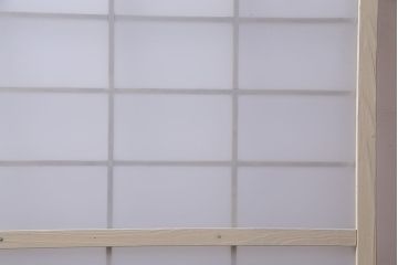 ペイント建具　温もり溢れるモカベージュのガラス戸1枚(引き戸、窓、建具)
