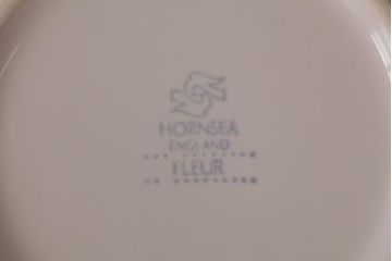 イギリスビンテージ　Hornsea(ホーンジー)　FLEUR(フルール)　淡い色合いが優しげなカップ&ソーサー2客セット(コーヒーカップ)(1)