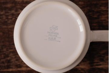 イギリスビンテージ　Hornsea(ホーンジー)　FLEUR(フルール)　淡い色合いが優しげなカップ&ソーサー2客セット(コーヒーカップ)(1)