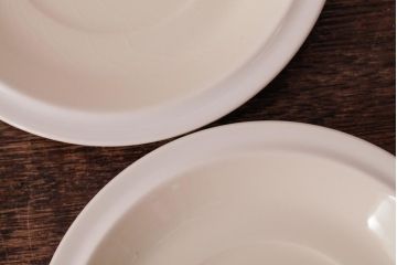 イギリスビンテージ　Hornsea(ホーンジー)　FLEUR(フルール)　淡い色合いが優しげなカップ&ソーサー2客セット(コーヒーカップ)(1)