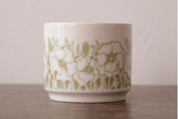 イギリスビンテージ　Hornsea(ホーンジー)　FLEUR(フルール)　カップ&ソーサー2客セット(コーヒーカップ)