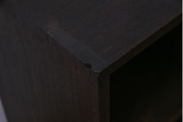 アンティーク家具　和製アンティーク　学校ロッカーをリメイクした脚付きマス目棚(ロッカー、収納棚、下駄箱、本棚)