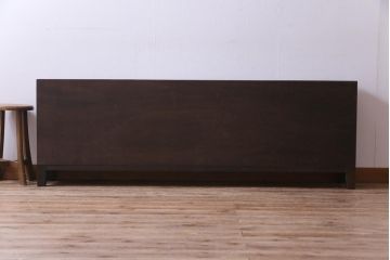 アンティーク家具　和製アンティーク　学校ロッカーをリメイクした脚付きマス目棚(ロッカー、収納棚、下駄箱、本棚)