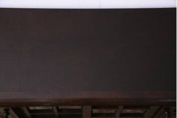 中古　北海道民芸家具　HM135　扉の面取りデザインが美しいサイドボード(リビングボード、キャビネット)(定価約38万円)(2)