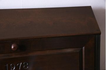 中古　松本民芸家具　高島屋記念モデル　M型ビューロー(ライティングビューロー、デスク、在宅ワーク、在宅用)(定価約30万円)(1)