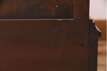 中古　松本民芸家具　高島屋記念モデル　M型ビューロー(ライティングビューロー、デスク、在宅ワーク、在宅用)(定価約30万円)(1)