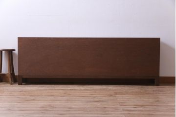 アンティーク家具　和製アンティーク　学校ロッカーをリメイクした脚付きマス目棚(ロッカー、収納棚、下駄箱、本棚)(2)