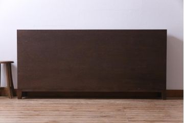 アンティーク家具　和製アンティーク　学校ロッカーをリメイクした脚付き3×7マス目棚(ロッカー、収納棚、下駄箱、本棚)