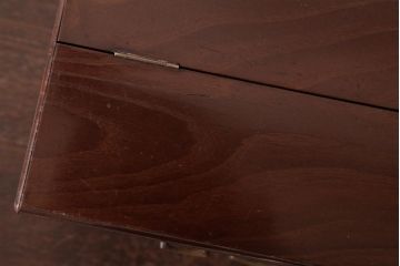 アンティーク家具　日本製　桑材　至れり尽くせりの収納スペースがうれしいソーイングボックス(裁縫箱、小引き出し)