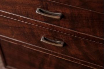 アンティーク家具　日本製　桑材　至れり尽くせりの収納スペースがうれしいソーイングボックス(裁縫箱、小引き出し)