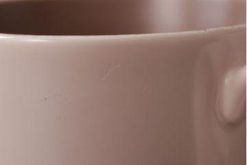 イギリスビンテージ　Poole Pottery(プール・ポタリー)　Twintone(ツイントーン)　カップ&ソーサー3客セット