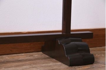 アンティーク雑貨　中古　松本民芸家具　シックな和の雰囲気漂う衣桁(着物掛け、ハンガーラック)