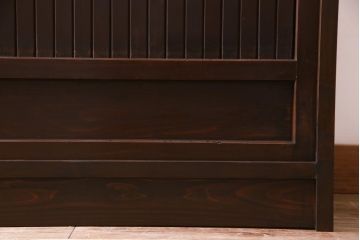 ラフジュ工房オリジナル　5尺　格子が上品な引き戸を利用したサイドボード(戸棚、収納棚)